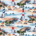 At the Beach Lighthouses dcx9102 blue