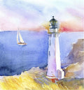 At the shore lighthouse panel 16056 multi