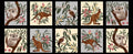 Aussie Friends Animals Koala Bears Kangaroos and Kookaburras 2094 99 - 20 Blocks Panel is 36" x 44