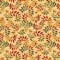 Autumn Fields Light Pumpkin Vine Leaves 8371S-35