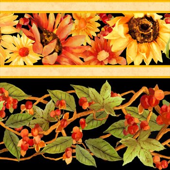 Autumn Inspirations Border Stripe 58712 597