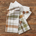 Autumn Plaid Homespun Tea Towel 9575