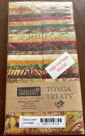 Autumn Tonga Treats 2.5" Batik Fabric Strips