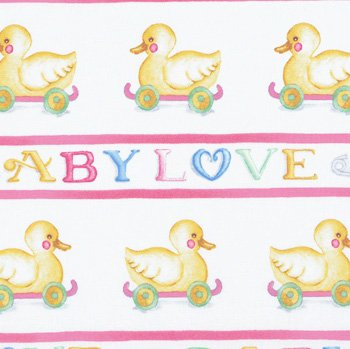 Baby Love Border Stripe Pink 0212 01