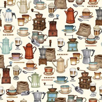 Barista Coffee All Over 29454 E Cream