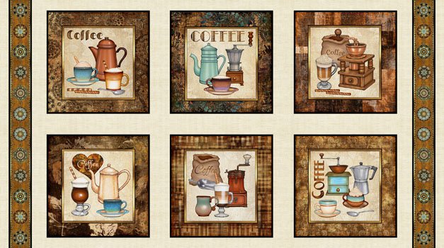 Barista Picture Patches Panel 29453E