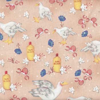 Beach Babes Seagulls 6771 Peach