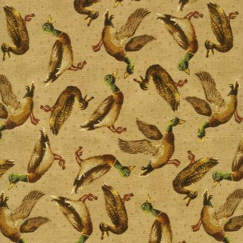 Bears Got Game Mallard Ducks Tan 1274 12