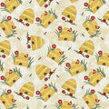 Bee Skep with Bees Vanila 10223 71 Yellow