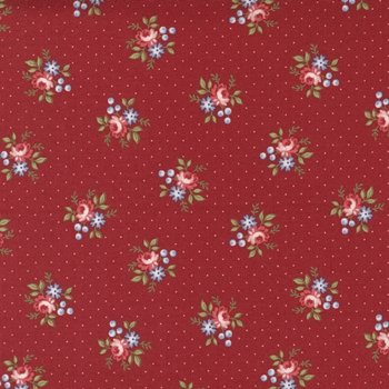 Belle Isle Floral 14925 12 Red