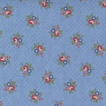 Belle Isle Floral 14925 14 Lt Blue