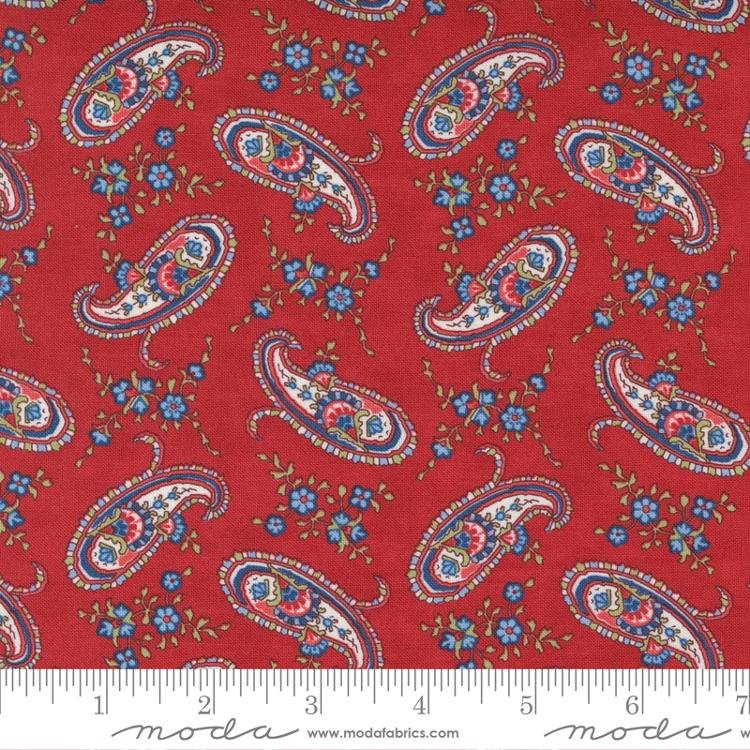 Belle Isle Paisley 14923 12 Red