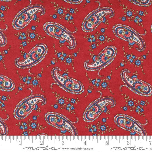 Belle Isle Paisley 14923 12 Red