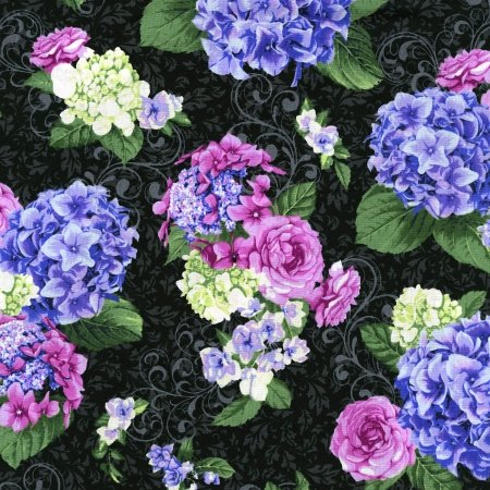 Beverly Park Wilshire 2912003 Black Fabric