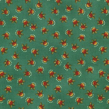 Bird Song Berries Teal 5984 12