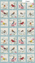 Joys of Spring Birds Panel  Blocks DP23006-11
