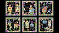 Blessed birdhouses Panel 24901 J black