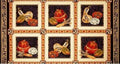 Blessings III Panel 6 Blocks ~9"x9" & 2 Borders