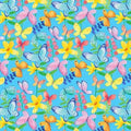 Bloom Bouquet Butterflies II Butterfly Flower 1819 75 Blue
