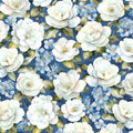 Blue Harmony Large Floral 1665-33899-417