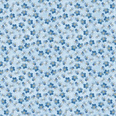 Blue Harmony Small Floral 1665-33903-440 Blue