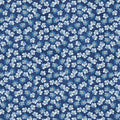 Blue Harmony Small Floral 1665-33903-448 Medium Blue