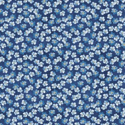Blue Harmony Small Floral 1665-33903-448 Medium Blue