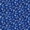 Blue Jubilee Dark Blue Butterflies 1725 77 Blue