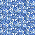 Blue Jubilee Paisley 1730 75 Blue