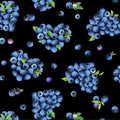 Blueberries on Black 150 Black
