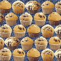 In the Mix Blueberry Muffins 37471 X Blue