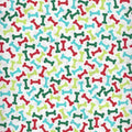 Bone to Pick Colorful Dog Bones PC6326 White