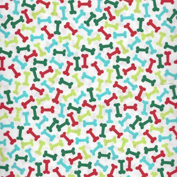 Bone to Pick Colorful Dog Bones PC6326 White