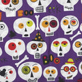 Bonehead Skeleton Heads y2169 28 purple