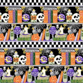 Boo! Glow Halloween Stripe 253G 932 Black