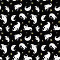Boo! Glow Tossed Ghosts and Stars 246G 99 Black