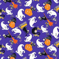 Boo! Glow Tossed Witches and Ghosts 251G 59 Blue