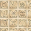 Born to Sew Patchwork Piecing Squares DC9434 Beige 72 3" Blocks