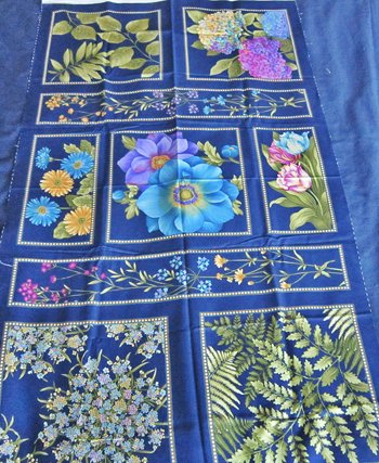 Botanica Panel Blue 7430 77
