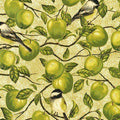 Bounty of the Season Apples and Birds AYM19832-7 Green