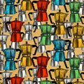 Brewed Awakenings Coffee Espresso Pots 9825 40 Tan
