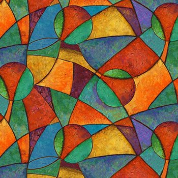 Brewed Awakenings Coffee Geometric 9826 70 Blue