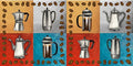 Brewed Awakenings Coffee Pots Panel 9824 90 Gray