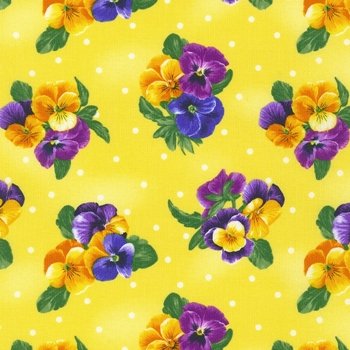 Brightly So Flowerhouse Pansies FLH 21171 5 Yellow