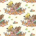 Bunny Tails 9765-44 cream bunnies