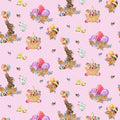 Bunny Tales Bunnies and Baskets 9764-22 Pink