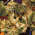 Butterflies and Leaves Rain C3518 Neutral