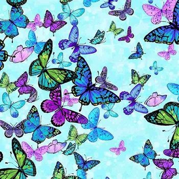 Butterflies CD8373 Blue