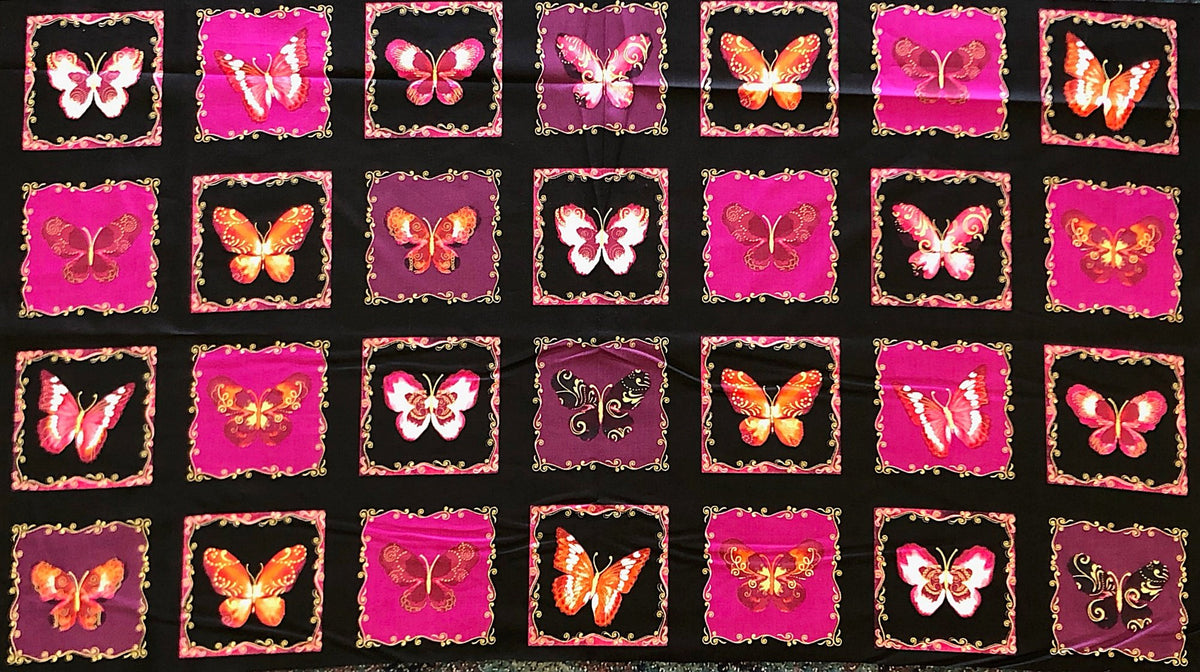 Butterfly Jewel Butterflies Metallic 8861M 26 Berry