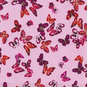 Butterfly Jewel Mini Butterflies Metalic 8866M 01 Pink